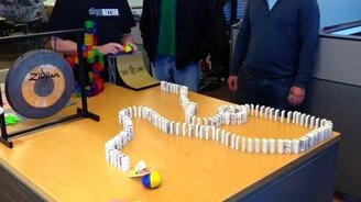 Меткий удар в гонг - смотреть видео (0:16)