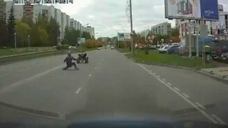 Гонщик на квадрике - смотреть видео (0:34)