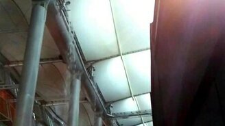 Водопад на стадионе - смотреть видео (0:32)