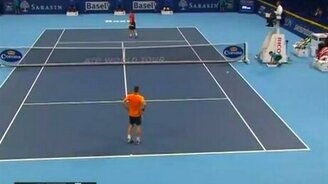 Лучший удар в теннисе - смотреть видео (0:42)