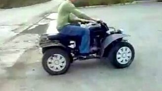 Квадроцикл-самоделка - смотреть видео (1:26)