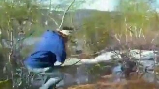 Вышел сухой из воды - смотреть видео (0:19)