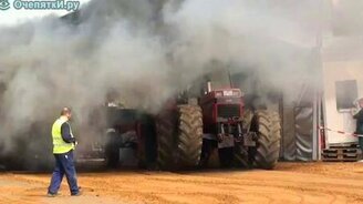 Тяговитый трактор - смотреть видео (0:33)