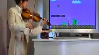 Супер марио на скрипке - смотреть видео (1:43)