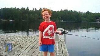 Прирождённый рыбак - смотреть видео (0:30)