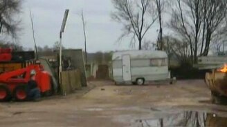 Взрыв вагончика - смотреть видео (1:14)