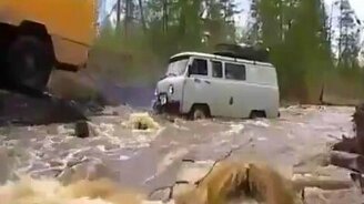 Иностранцы по дороге на Колыму - смотреть видео (4:21)