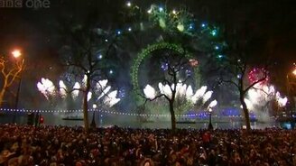 Новогодний салют в Лондоне - 2013 - смотреть видео (11:32)