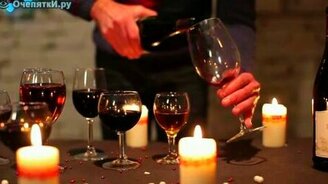 Игра на винных бокалах - смотреть видео (1:11)