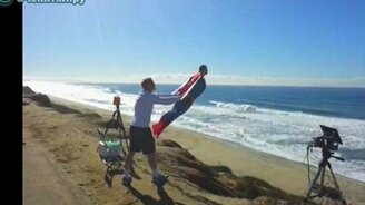 Запустил супермена - смотреть видео (0:28)