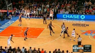 Отличный гол в баскетболе - смотреть видео (0:32)