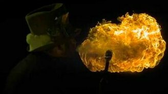 Огонь в замедлении - смотреть видео (5:05)