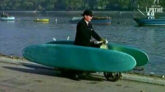 Мопед-катамаран - смотреть видео (1:24)