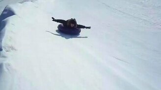 Снежный полёт - смотреть видео (0:22)