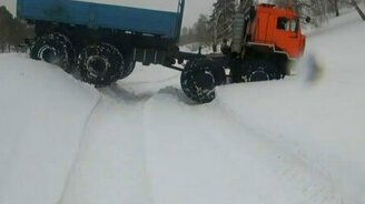 КамАЗ - полярник - смотреть видео (0:21)