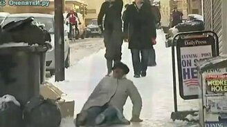 Люди против зимы - смотреть видео (3:03)