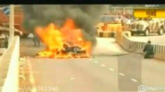 Даже Ауди горят - смотреть видео (1:27)