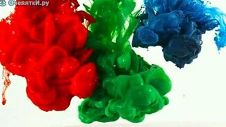 Чернильные струи в замедлении - смотреть видео (2:39)