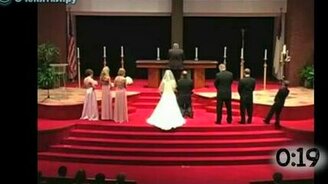 Обычное поведение мужчин на свадьбе - смотреть видео (1:10)