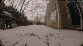 Завалило снежком - смотреть видео (0:34)