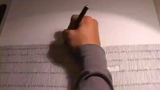 Шедевр шариковой ручкой - смотреть видео (4:49)