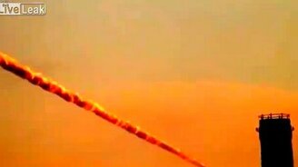 Мощный огненный след - смотреть видео (0:56)