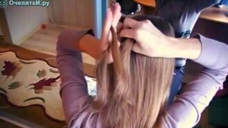 Причёска за пять минут - смотреть видео (3:46)