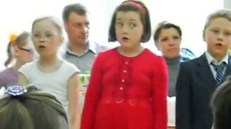 Эмоциональная девочка - смотреть видео (1:34)