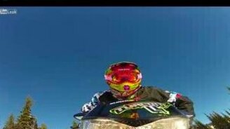 Экстрим на снегоходе - смотреть видео (0:47)