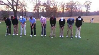 Девять шариков в одну дырку - смотреть видео (0:34)