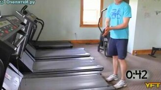 Падения на беговых дорожках - смотреть видео (1:10)