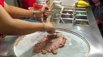 Роллы из мороженого - смотреть видео (1:54)