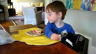 Сил нет, как охота спать, но и поесть надо - смотреть видео (2:49)