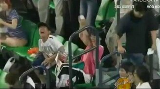 Безумные болельщики на бейсболе - смотреть видео (1:43)