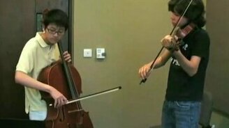 Let It Be на скрипке и виолончели - смотреть видео (3:34)