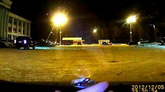 ГАИшники заложили на патрульке - смотреть видео (0:22)