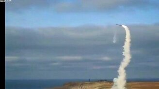 Пробный запуск ракеты - смотреть видео (0:55)