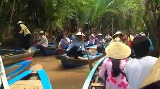 Пробка на реке - смотреть видео (0:27)