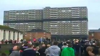 Взрыв большого дома - смотреть видео (0:27)