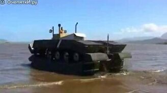Такой танк пройдёт везде - смотреть видео (1:00)