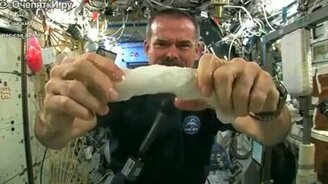 Как выглядит полотенце космонавта - смотреть видео (3:05)