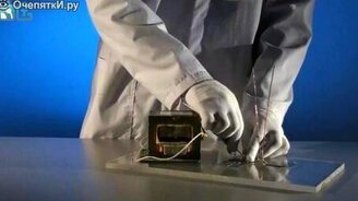 Опыты с высоковольтной дугой - смотреть видео (1:20)