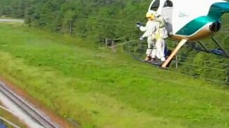 Экстремальная работа электриков - смотреть видео (1:02)