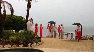 Суровый знак во время свадьбы - смотреть видео (0:23)