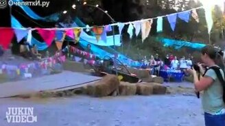 На самодельном транспорте... - смотреть видео (0:43)