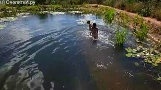 Самодельный пруд - смотреть видео (4:01)