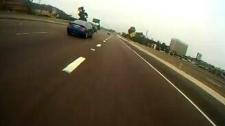 Скоростная езда на мотоцикле от первого лица - смотреть видео (2:51)