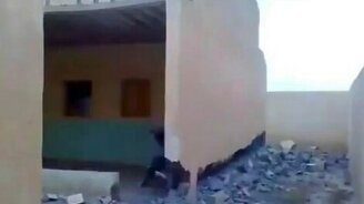 Ловко сломал стену - смотреть видео (0:37)