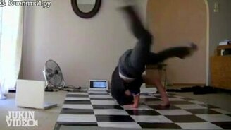 Лучшие фейлы в брейкдансе - смотреть видео (1:16)