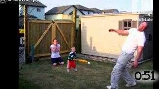 Смешные маленькие спортсмены - смотреть видео (0:58)